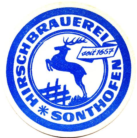 sonthofen oa-by hirsch rund 4a (215-seit 1657-rand breit-blau)